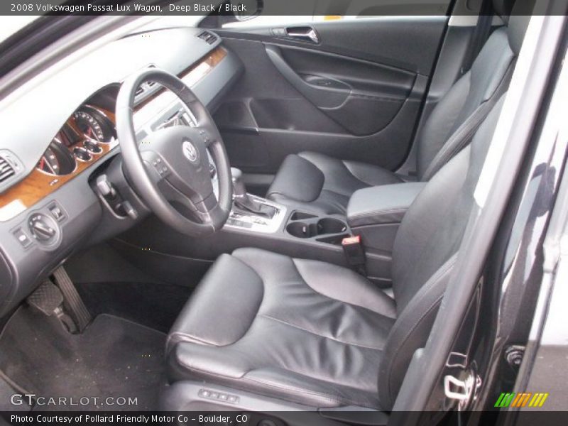 Deep Black / Black 2008 Volkswagen Passat Lux Wagon