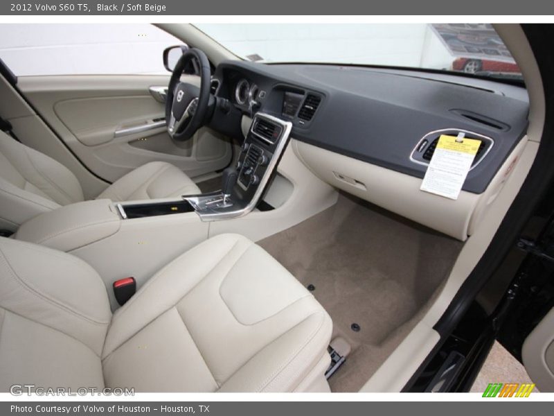 Black / Soft Beige 2012 Volvo S60 T5