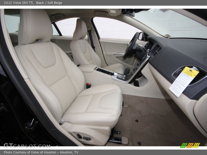 Black / Soft Beige 2012 Volvo S60 T5
