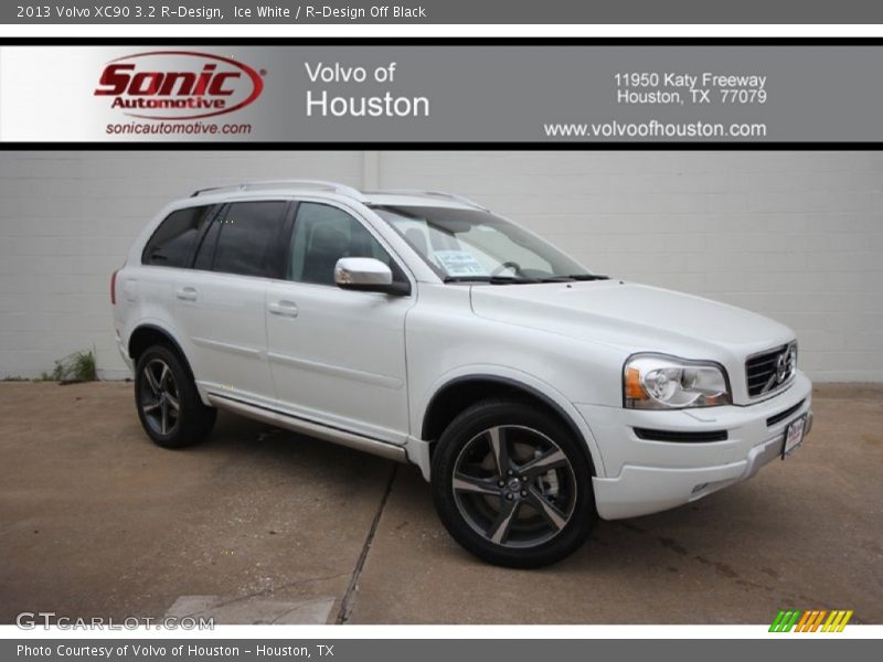 Ice White / R-Design Off Black 2013 Volvo XC90 3.2 R-Design