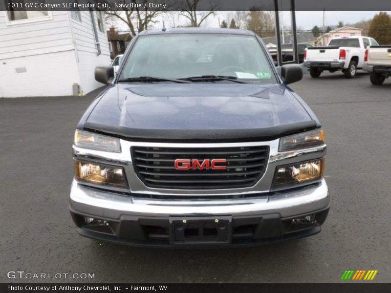 Navy Blue / Ebony 2011 GMC Canyon SLE Regular Cab