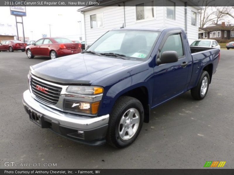 Navy Blue / Ebony 2011 GMC Canyon SLE Regular Cab