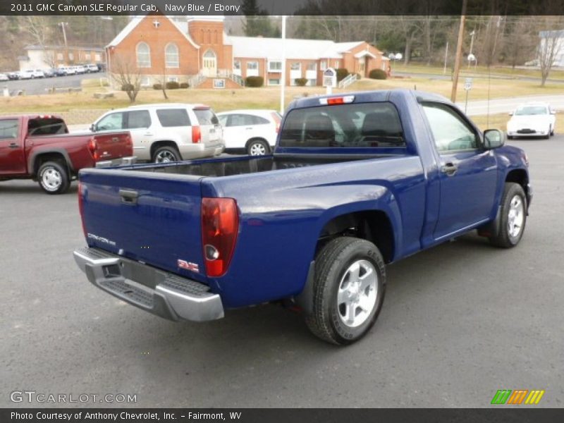 Navy Blue / Ebony 2011 GMC Canyon SLE Regular Cab