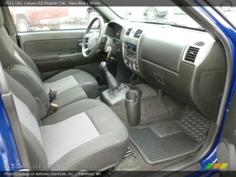  2011 Canyon SLE Regular Cab Ebony Interior