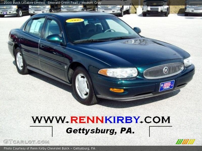 Emerald Green Pearl / Medium Gray 2000 Buick LeSabre Limited