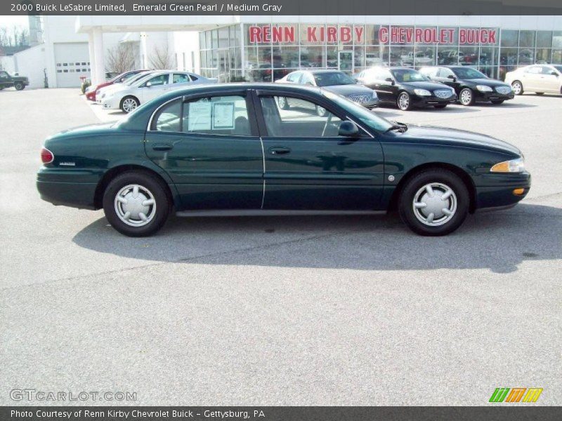 Emerald Green Pearl / Medium Gray 2000 Buick LeSabre Limited
