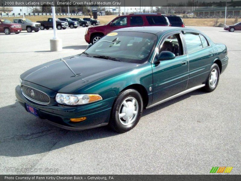 Emerald Green Pearl / Medium Gray 2000 Buick LeSabre Limited
