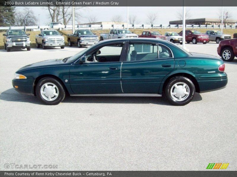 Emerald Green Pearl / Medium Gray 2000 Buick LeSabre Limited