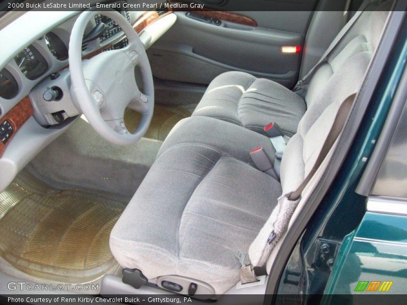 Emerald Green Pearl / Medium Gray 2000 Buick LeSabre Limited