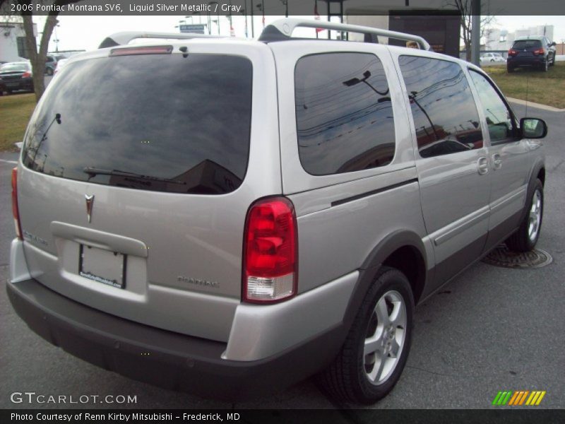 Liquid Silver Metallic / Gray 2006 Pontiac Montana SV6