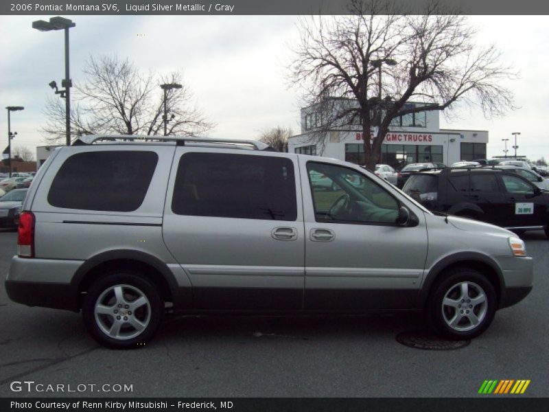 Liquid Silver Metallic / Gray 2006 Pontiac Montana SV6