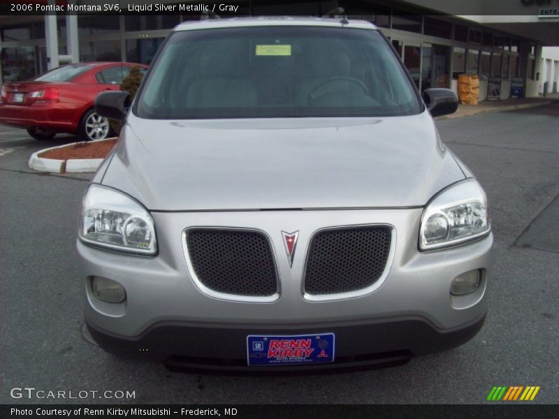 Liquid Silver Metallic / Gray 2006 Pontiac Montana SV6