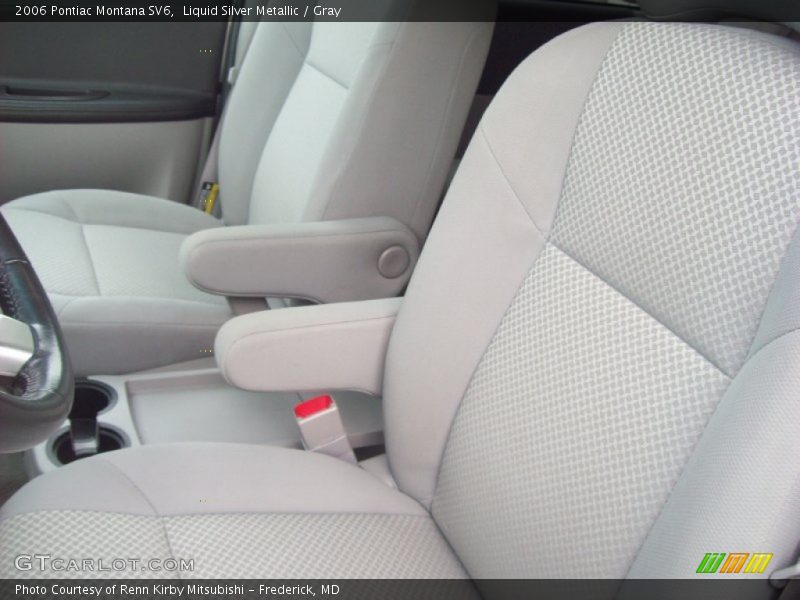 Liquid Silver Metallic / Gray 2006 Pontiac Montana SV6