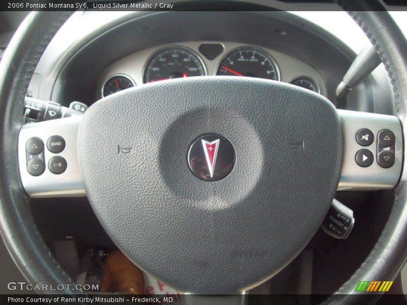 Liquid Silver Metallic / Gray 2006 Pontiac Montana SV6
