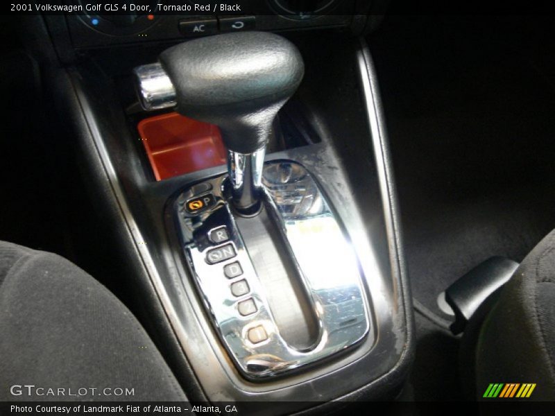 Tornado Red / Black 2001 Volkswagen Golf GLS 4 Door