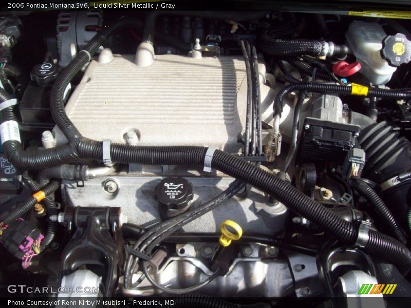 Liquid Silver Metallic / Gray 2006 Pontiac Montana SV6