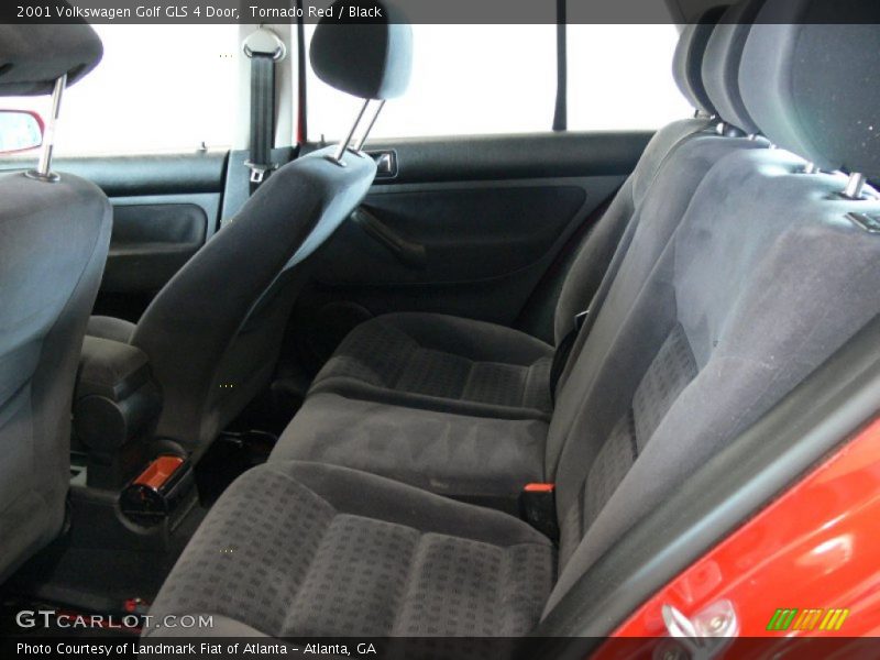 Tornado Red / Black 2001 Volkswagen Golf GLS 4 Door