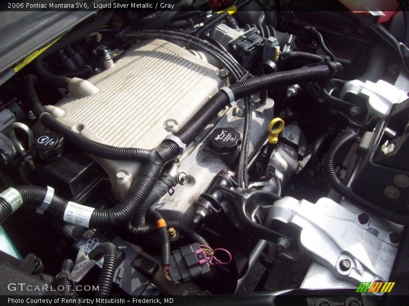 Liquid Silver Metallic / Gray 2006 Pontiac Montana SV6