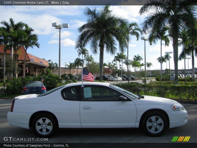 White / Gray 2006 Chevrolet Monte Carlo LT