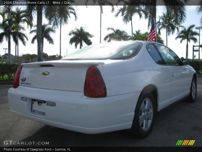 White / Gray 2006 Chevrolet Monte Carlo LT