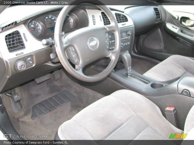 White / Gray 2006 Chevrolet Monte Carlo LT