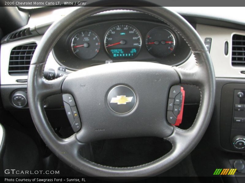 White / Gray 2006 Chevrolet Monte Carlo LT