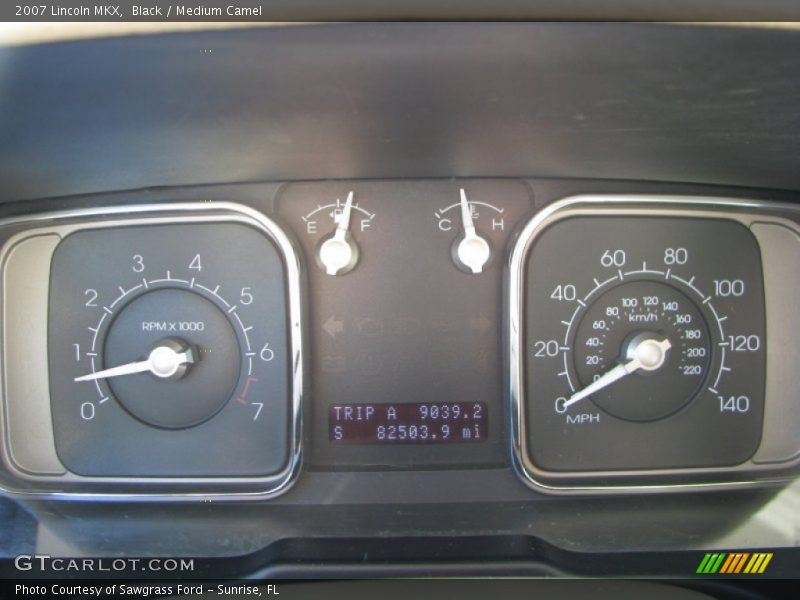 Black / Medium Camel 2007 Lincoln MKX
