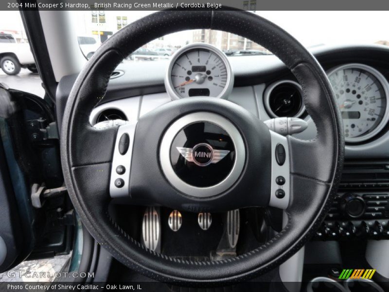 British Racing Green Metallic / Cordoba Beige 2004 Mini Cooper S Hardtop