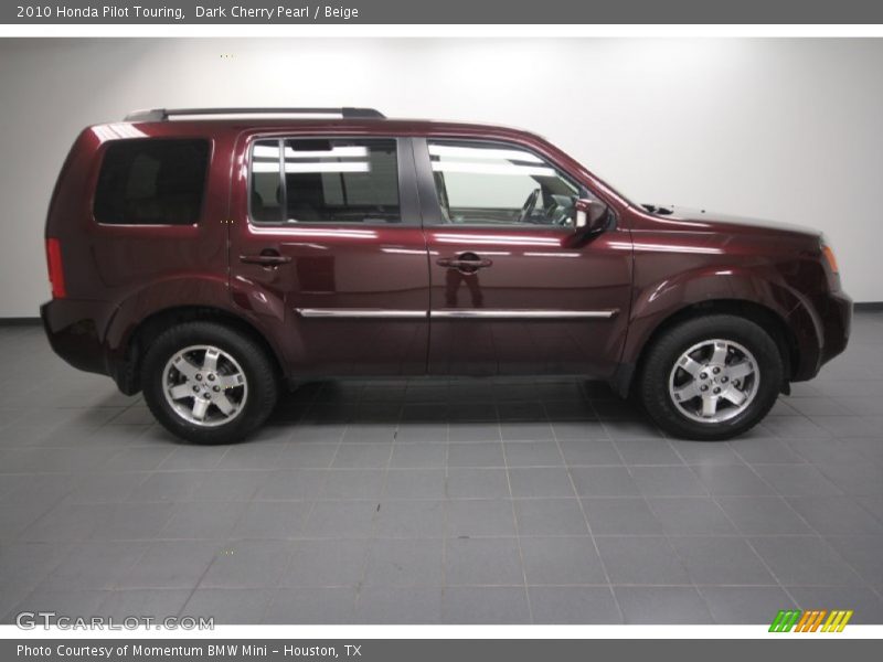 Dark Cherry Pearl / Beige 2010 Honda Pilot Touring