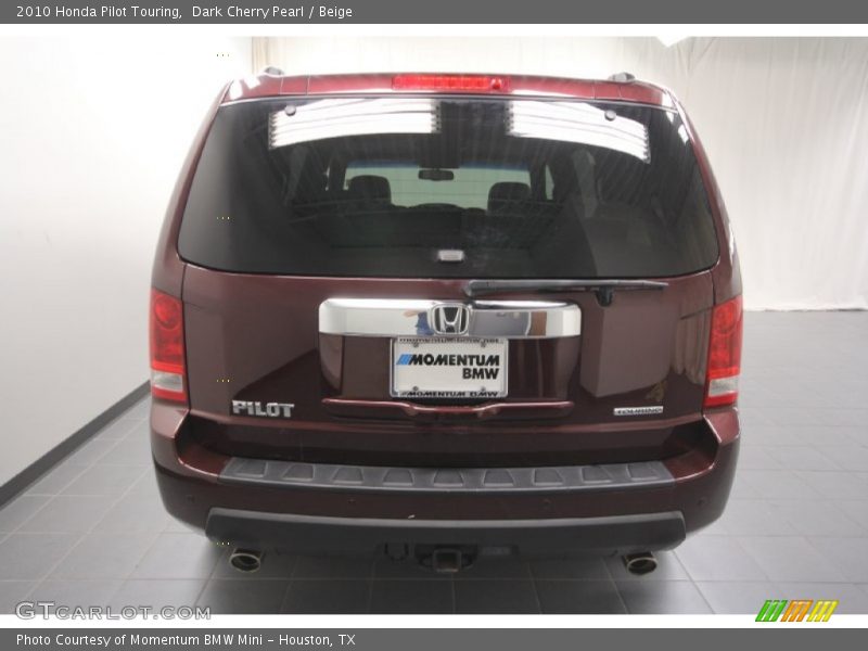 Dark Cherry Pearl / Beige 2010 Honda Pilot Touring