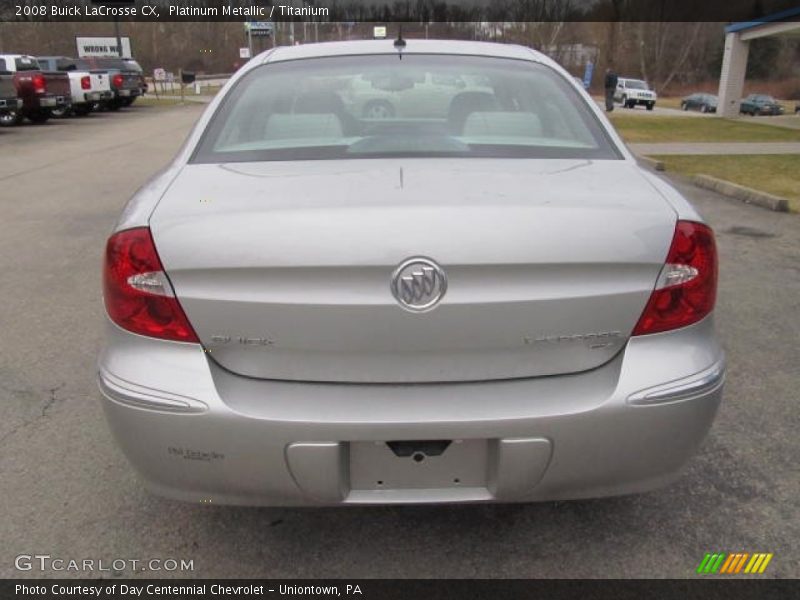 Platinum Metallic / Titanium 2008 Buick LaCrosse CX