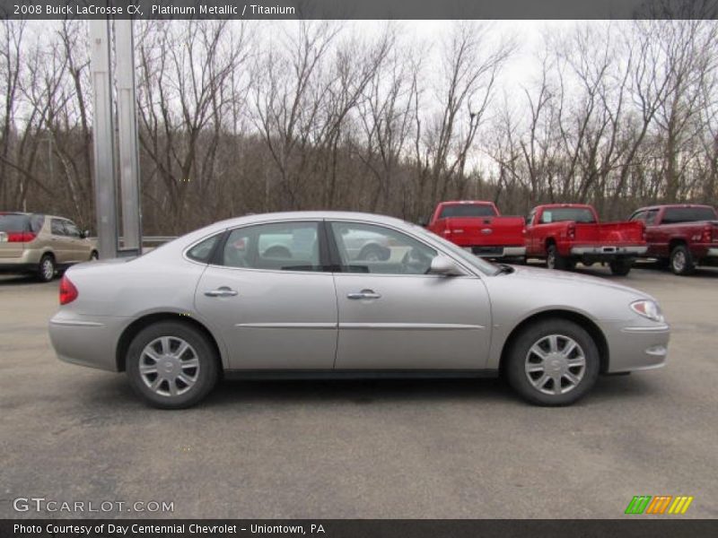 Platinum Metallic / Titanium 2008 Buick LaCrosse CX