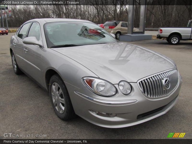 Platinum Metallic / Titanium 2008 Buick LaCrosse CX