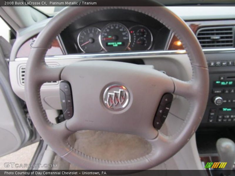Platinum Metallic / Titanium 2008 Buick LaCrosse CX