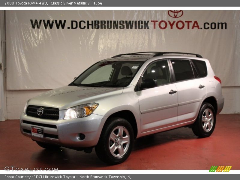 Classic Silver Metallic / Taupe 2008 Toyota RAV4 4WD
