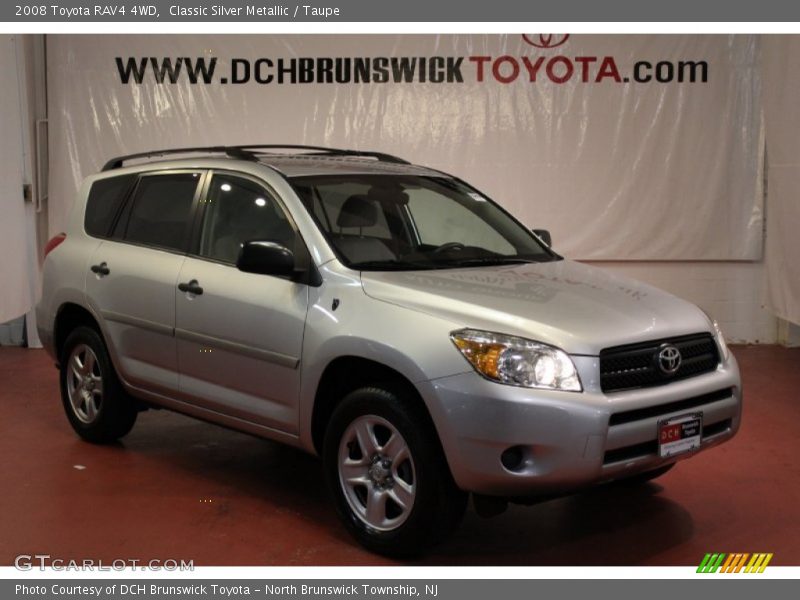 Classic Silver Metallic / Taupe 2008 Toyota RAV4 4WD