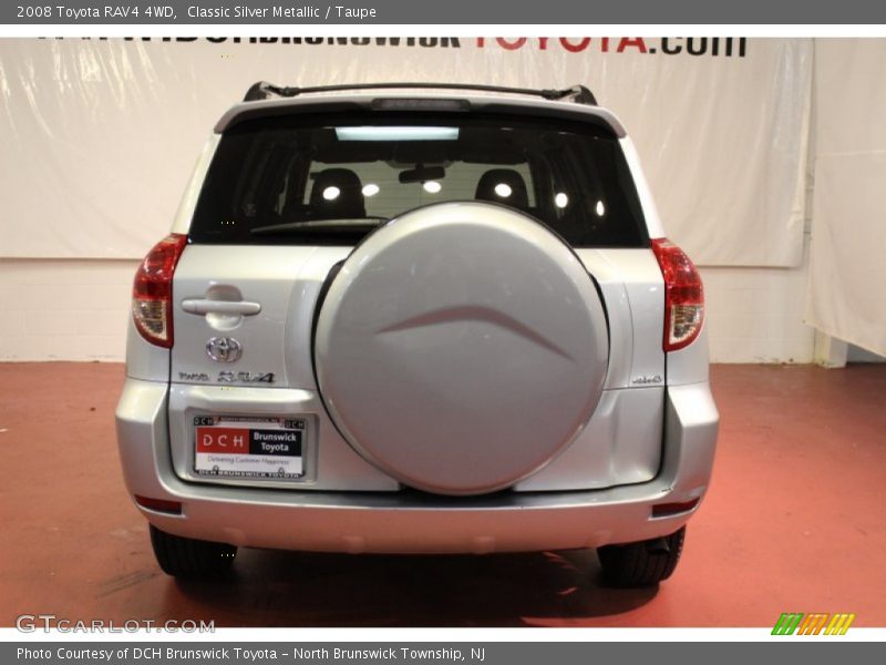 Classic Silver Metallic / Taupe 2008 Toyota RAV4 4WD