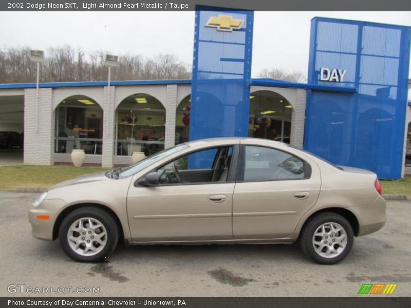Light Almond Pearl Metallic / Taupe 2002 Dodge Neon SXT