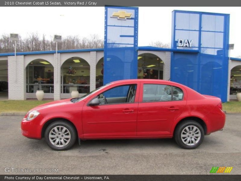 Victory Red / Gray 2010 Chevrolet Cobalt LS Sedan