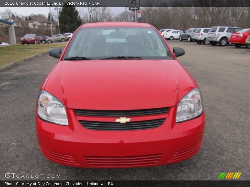 Victory Red / Gray 2010 Chevrolet Cobalt LS Sedan