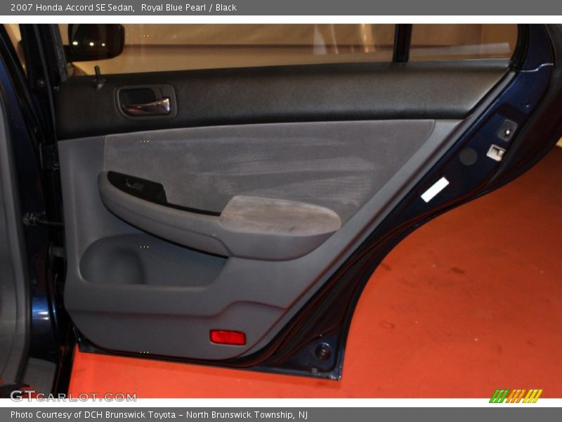 Royal Blue Pearl / Black 2007 Honda Accord SE Sedan