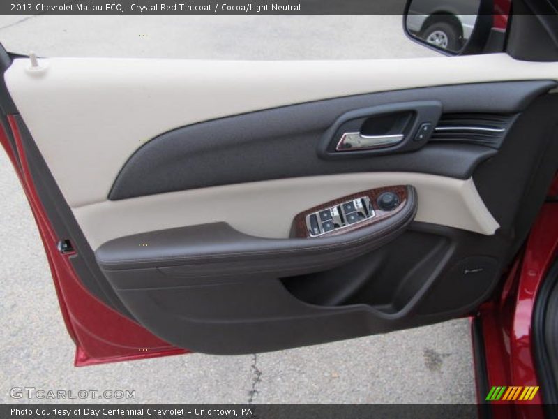 Crystal Red Tintcoat / Cocoa/Light Neutral 2013 Chevrolet Malibu ECO