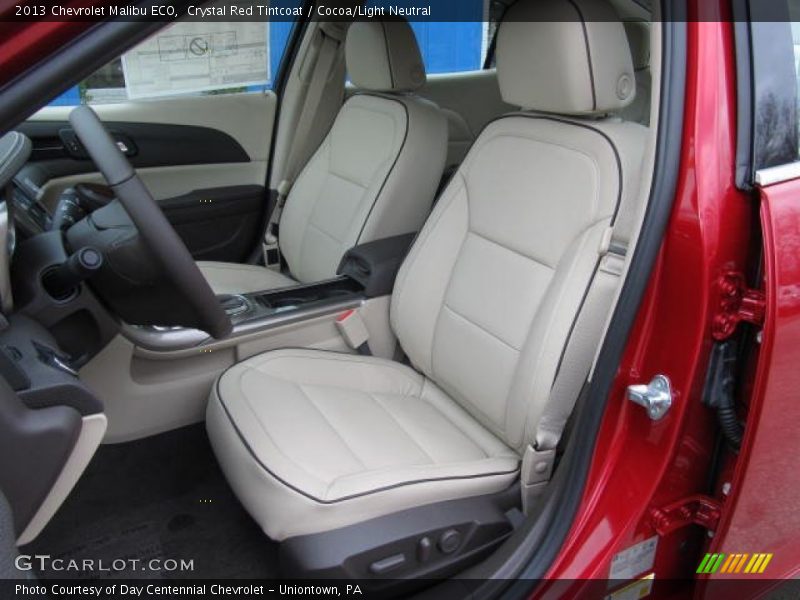Front Seat of 2013 Malibu ECO