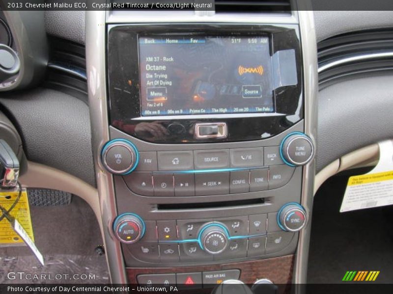 Controls of 2013 Malibu ECO