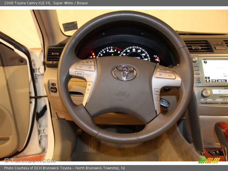 Super White / Bisque 2008 Toyota Camry XLE V6