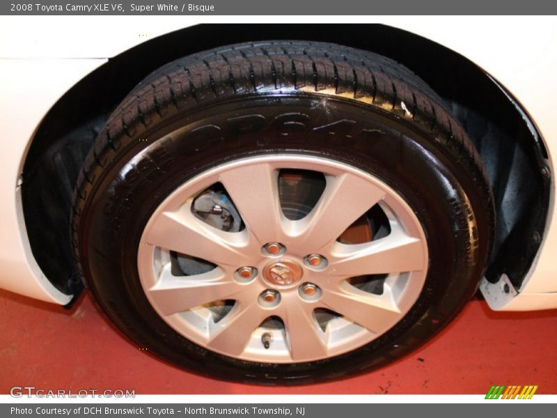 Super White / Bisque 2008 Toyota Camry XLE V6