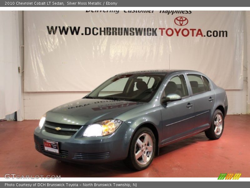 Silver Moss Metallic / Ebony 2010 Chevrolet Cobalt LT Sedan
