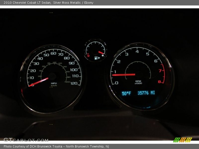 Silver Moss Metallic / Ebony 2010 Chevrolet Cobalt LT Sedan