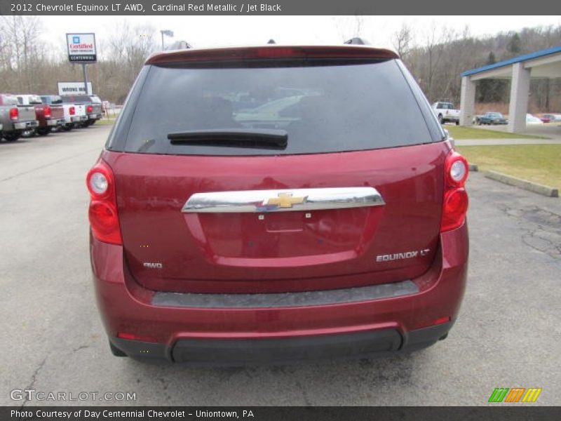 Cardinal Red Metallic / Jet Black 2012 Chevrolet Equinox LT AWD