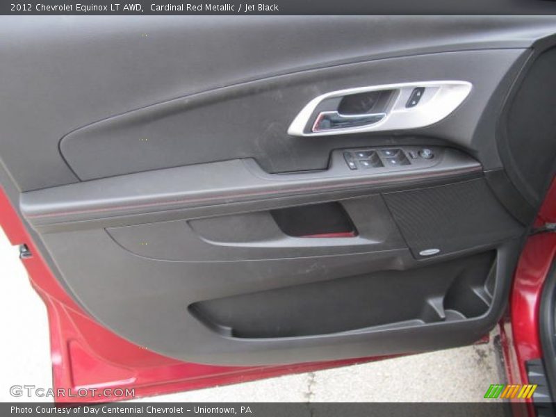 Cardinal Red Metallic / Jet Black 2012 Chevrolet Equinox LT AWD